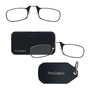 Thinoptics Armless Reading Glasses With Keychain Case - +1.50